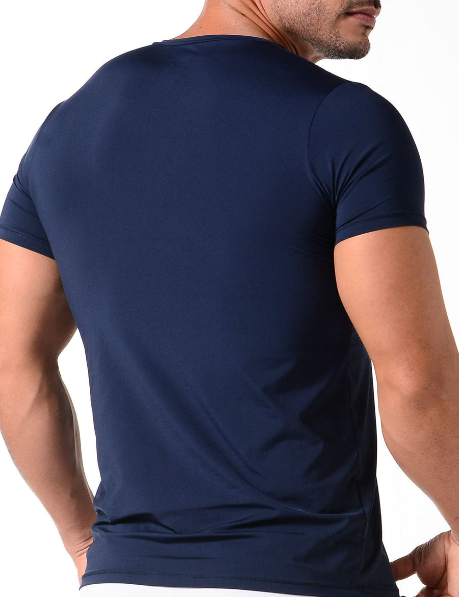 Camiseta cuello V (3987)