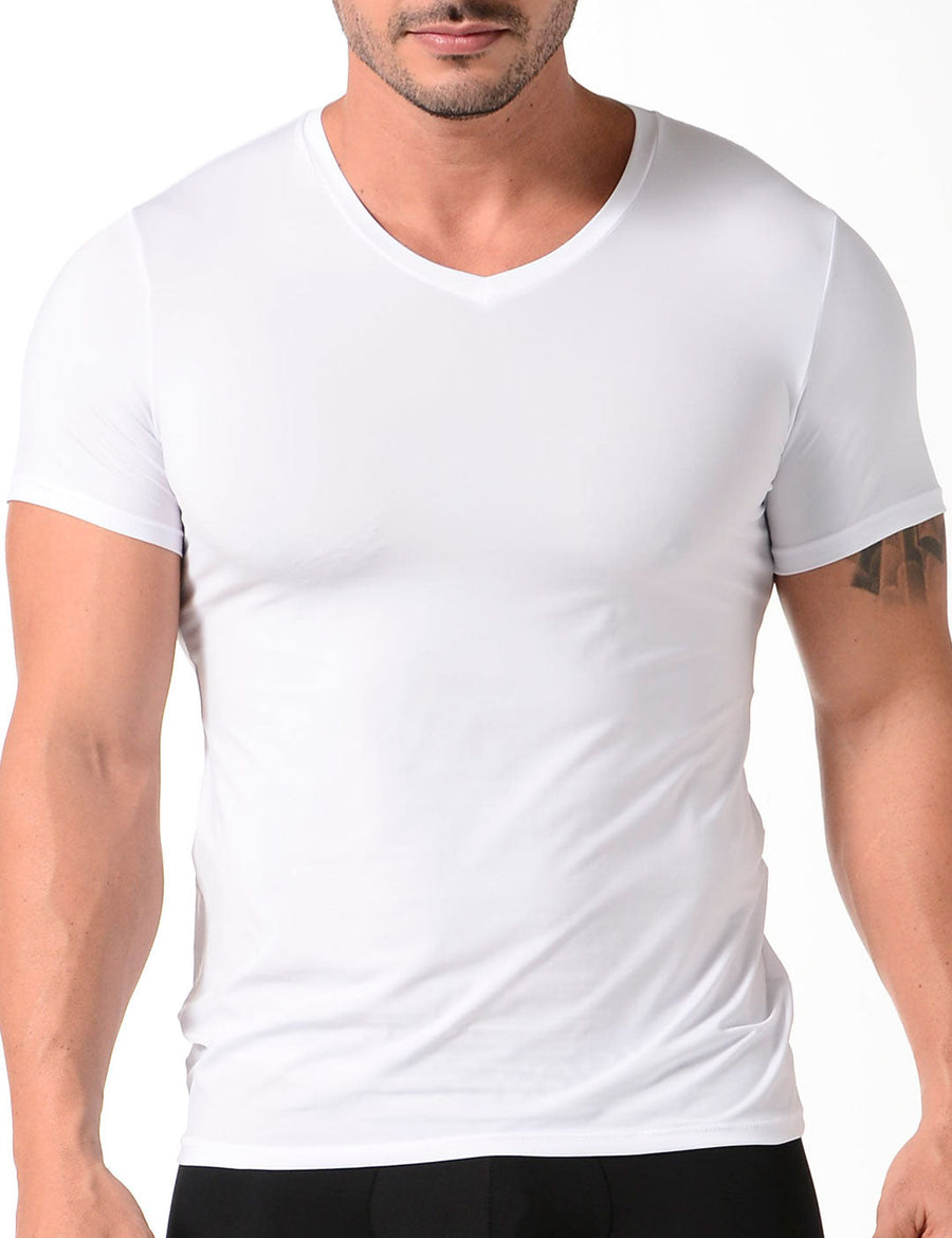 Camiseta cuello V (3987)