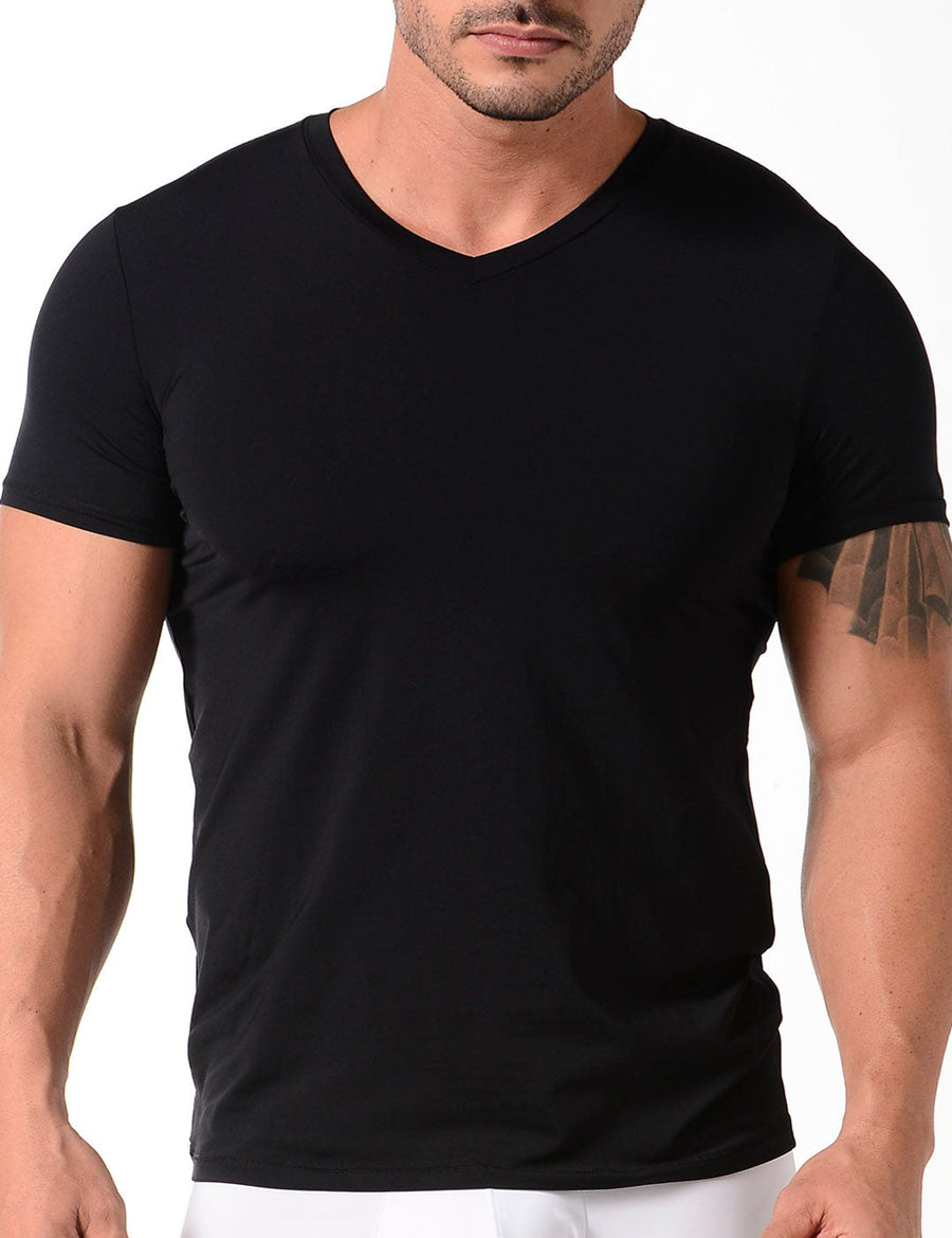 Camiseta cuello V (3987)